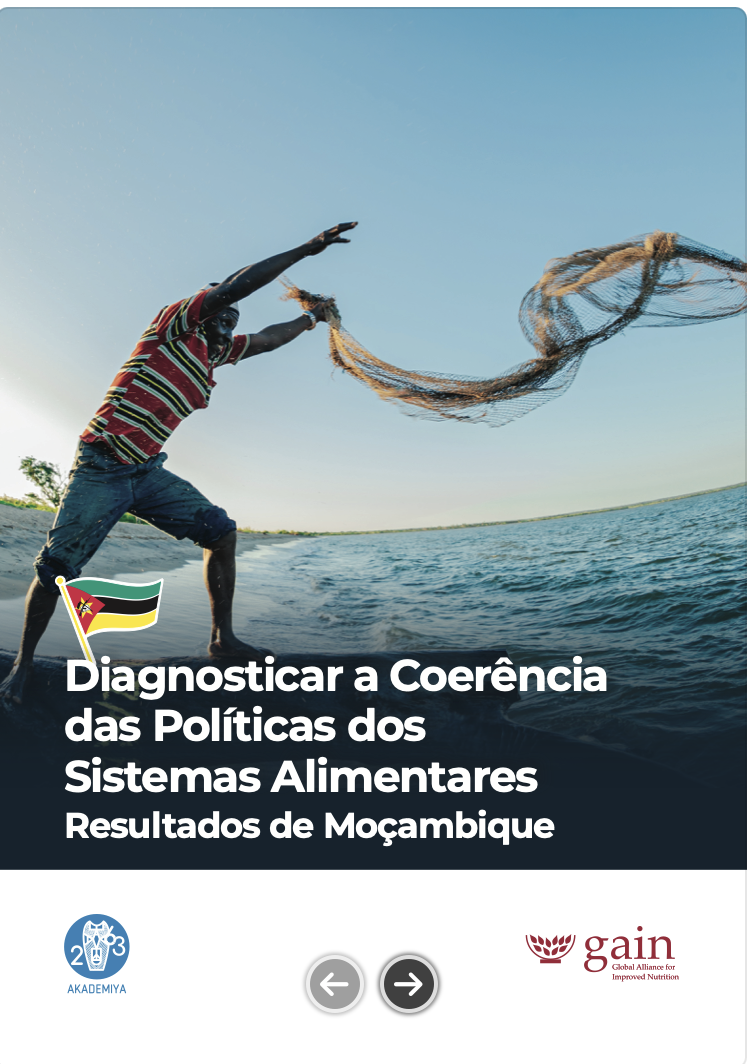 Diagnosticar a Coerência das Políticas dos Sistemas Alimentares Resultados de Moçambique